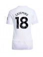 Billige Manchester United Casemiro #18 Bortedrakt Dame 2025-26 Kortermet